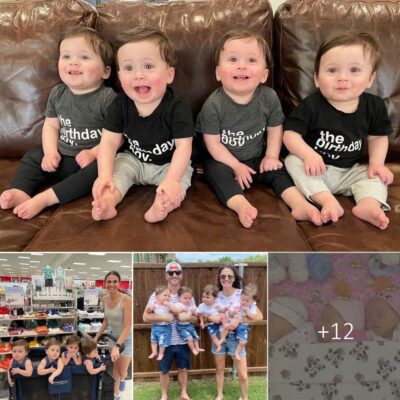 Details of Her Journey with Four Babies: Mother of Identical Quadruplets Shares Life’s Whirlwind