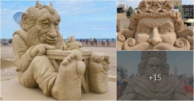 Witness the amazing sand sculptures crafted at the Third New Zealand Sandcastle Competition