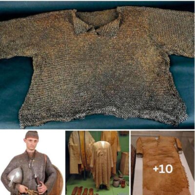 A rare and complete 800-year-old Norman “hauberk” armor has been discovered in County Longford believed to date from 1169 AD