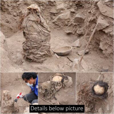 Peru archaeologists unearth 1,000-year-old mummies of children in Lima
