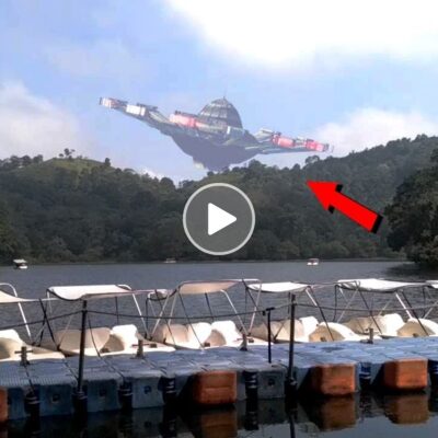 Experience the Real UFO Video: Unveiling the UFO Sighting Over the Lake Caught on Visitor Camera