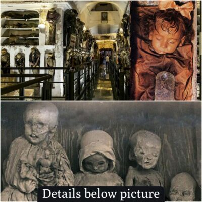 Palermo Catacombs are this macabre tourist attraction that has more than 1,280 skeletons and mummies, including 163 baby mummies