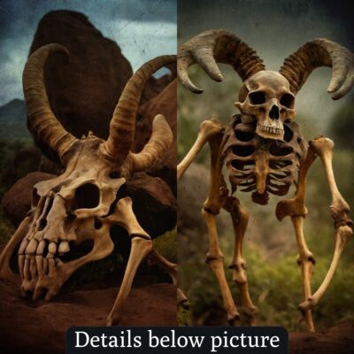 The mystery of an ancient man with horns like a buffalo’s horns: A horned skeleton unearthed in East Africa confuses archaeologists
