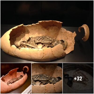 A 3,800-year-old burial urn was discovered in Jaffa, almost three meters below street level