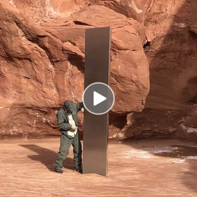 In the middle of the American desert, a mysterious metal block materializes and vanishes