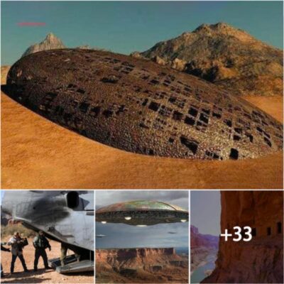 Amazing information, after more than 4000 years, a group of scientists discovered a giant active UFO(OVNI) in the canyon