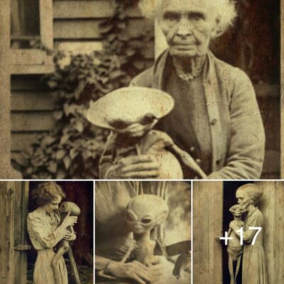 An old woman cared for the alien creatures that appeared in 1920