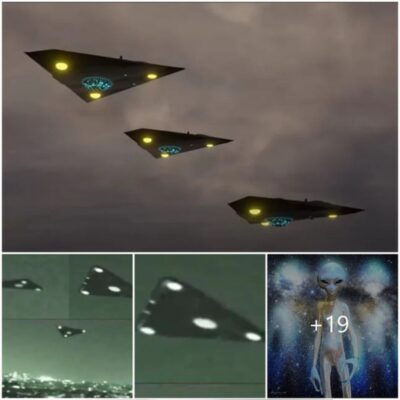 Unveiling The Enigma: Astonishing Triangular UFO Glides Across The Sky, Leaving Observers In Awe