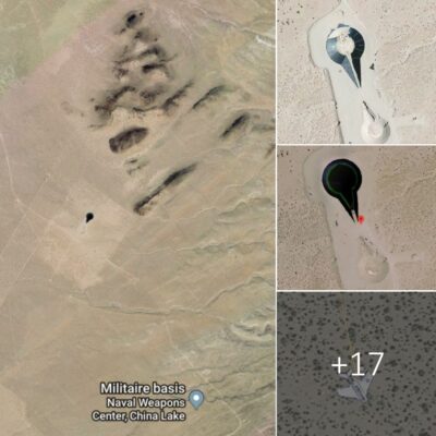 Google Earth user finds ‘giant UFO, tanks, and crashed plane’ near Area 51 in Death Valley