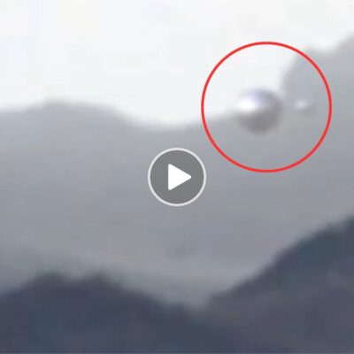 Incredible Footage of a Spherical UFO Landing in California!